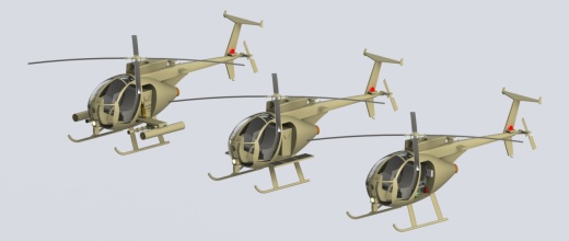 MH6 Little Bird直升机缩略图